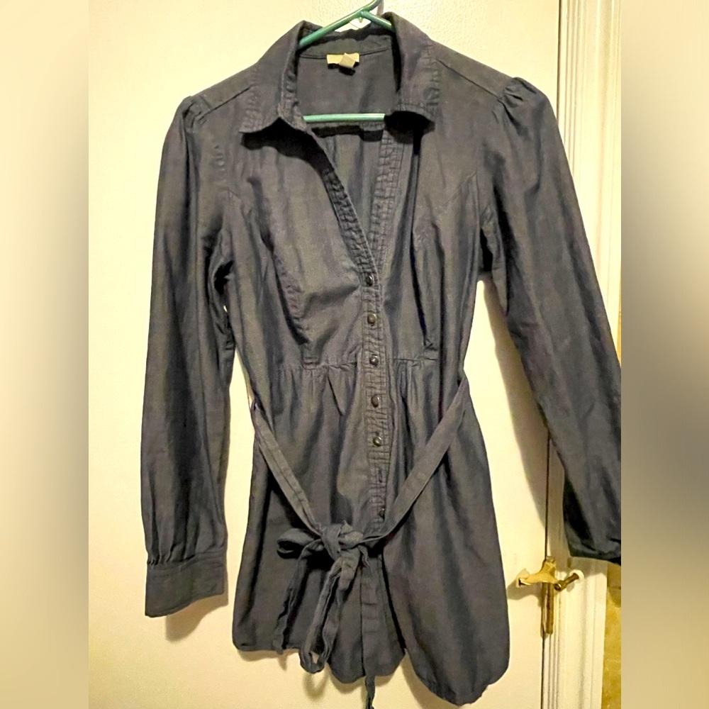 Anthropologie-Odille- tunic/mini dress with belt